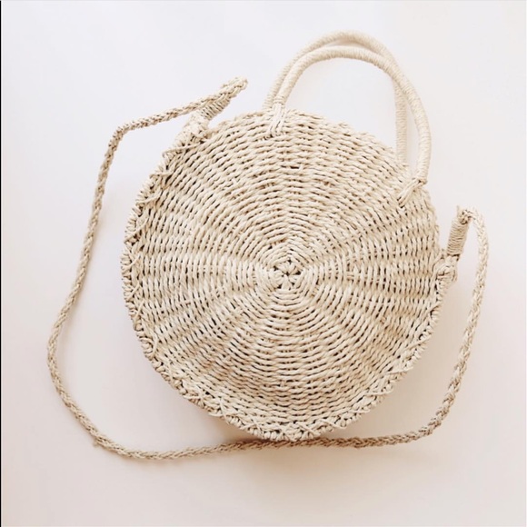 Handbags - Woven rattan round circle bag Instagram